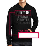 Custom Name The Man Myth Legend Hoodie For Grandpa