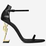 2022 Luxury Shoes Women Genuine Leather Ankle Strap Narrow Band Designer Sandals Ladies Party High Heels Stilettos 42